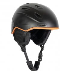 Шлем зимний White Owl HK004, M (54-58cm), оранжевый с черным