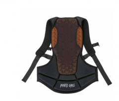 Защита спины White Owl Pro back protection,  черный с оранжевым