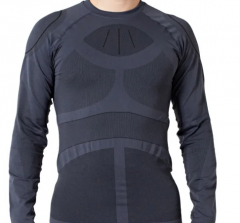 Термобелье мужское - фуфайка White Owl PAT-148-T,  серый с черным